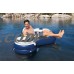 Two Intex River Run Connect Lounge Inflatable Floating Water Tubes and Cooler   